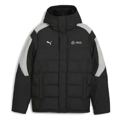 Puma MERCEDES-AMG PETRONAS F1 MT7+ ECOLITE PADDED JACKET Pánská zimní bunda, černá, velikost