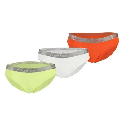 Calvin Klein BIKINI 3PK Dámské kalhotky, oranžová, velikost