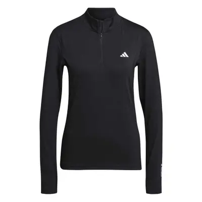 adidas TECHFIT LONGSLEEVE TOP Dámský tréninkový top, černá, velikost