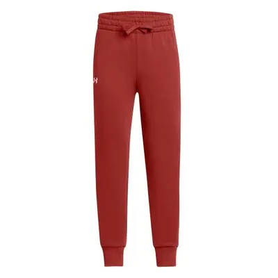 Under Armour RIVAL FLEECE JOGGERS Dívčí tepláky, červená, velikost