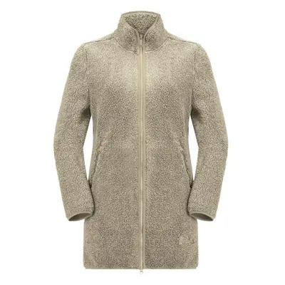 Jack Wolfskin HIGH CURL COAT W Dámský zimní kabát, béžová, velikost