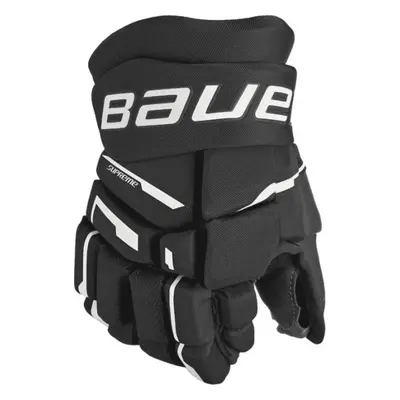 Bauer SUPREME M3 GLOVE-INT Juniorské hokejové rukavice, černá, velikost