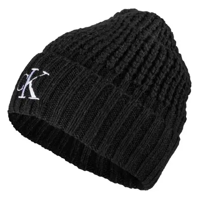 Calvin Klein WAFFLE BEANIE Zimní čepice, černá, velikost