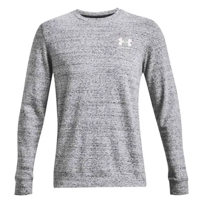 Under Armour RIVAL TERRY LC CREW Pánská mikina, šedá, velikost