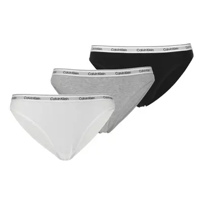 Calvin Klein BIKINI 3PK Dámské kalhotky, černá, velikost