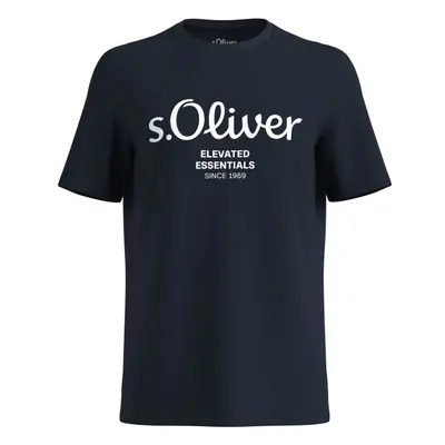 s.Oliver RLBS T-SHIRT SS NOOS Pánské tričko, tmavě modrá, velikost