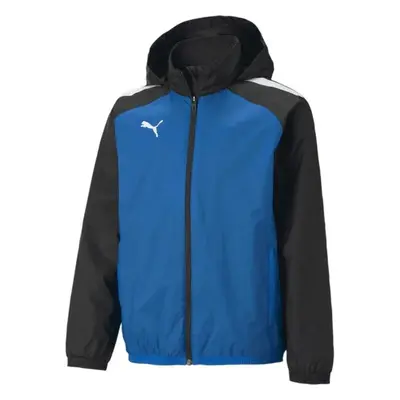 Puma TEAMLIGA ALL WEATHER JACKET Chlapecká bunda, modrá, velikost