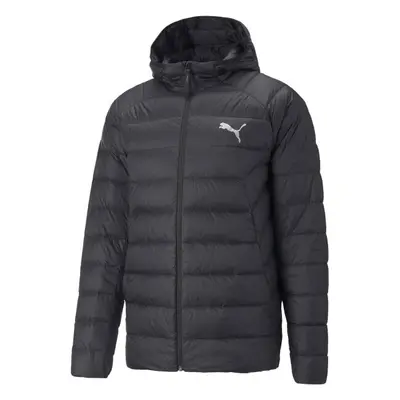 Puma PACKLITE HOODED DOWN JACKET Pánská bunda, černá, velikost