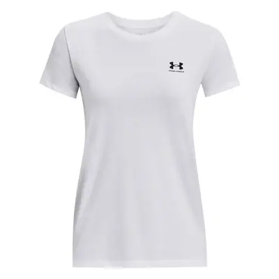 Under Armour SPORTSTYLE LC SS Dámské tričko, bílá, velikost