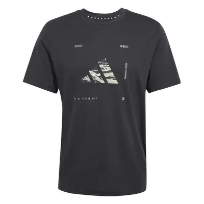 adidas CLIMACOOL TRAINING GRAPHIC TEE Pánské tréninkové triko, černá, velikost