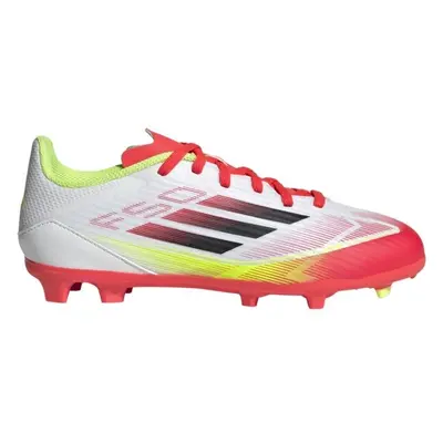 adidas F50 LEAGUE FG/MG J Dětské kopačky, bílá