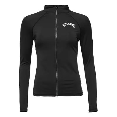 Billabong CORE LONG SLEEVE ZIP FRONT Dámské surfovací triko, černá, velikost