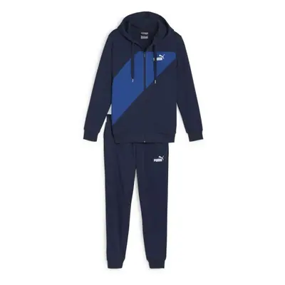 Puma POWER TRACKSUIT TR Pánská souprava, tmavě modrá, velikost