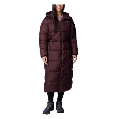 Columbia PUFFECT™ II LONG JACKET Dámský zimní kabát, vínová, velikost