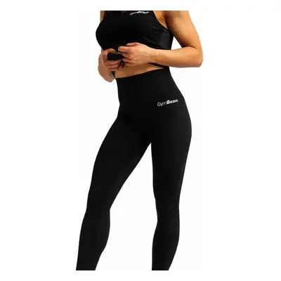 GymBeam LIMITLESS HIGH-WAIST LEGGINS Dámské legíny, černá, velikost