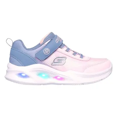 Skechers SOLA GLOW - OMBRE DELUXE Dívčí vycházková obuv, růžová, velikost