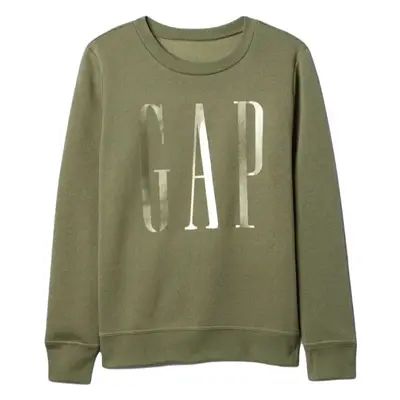 GAP V-LOGO Dámská mikina, khaki, velikost