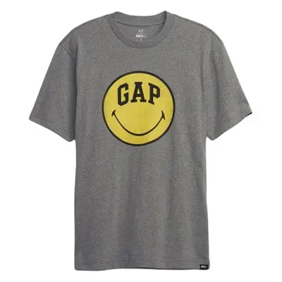 GAP SMILEY50 Pánské tričko, šedá, velikost