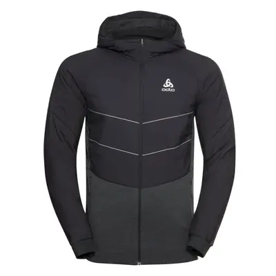 Odlo RUN EASY S-THERMIC Pánská běžecká bunda, černá, velikost