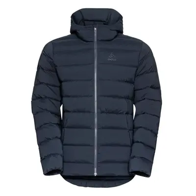 Odlo ASCENT N-THERMIC HOODED INSULATED JACKET Pánská bunda, tmavě modrá, velikost