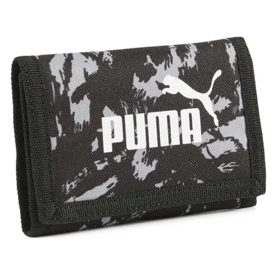 Puma PHASE AOP WALLET Peněženka, černá, velikost