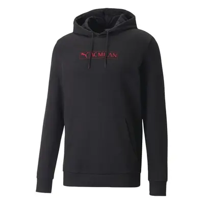 Puma ACM FOOTBALL LEGACY HOODIE Pánská mikina, černá, velikost