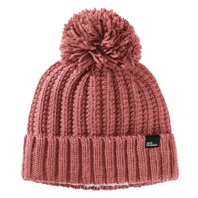 Jack Wolfskin HIGHLOFT KNIT BEANIE W Dámská zimní čepice, červená, velikost