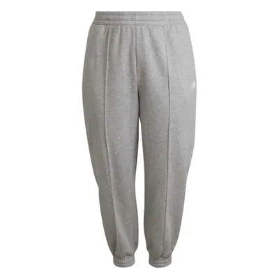 adidas STUDIO PANTS Dámské tepláky v plus size, šedá, velikost