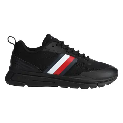 Tommy Hilfiger MODERN RUNNER STRIPES KNIT Pánské tenisky, černá, velikost