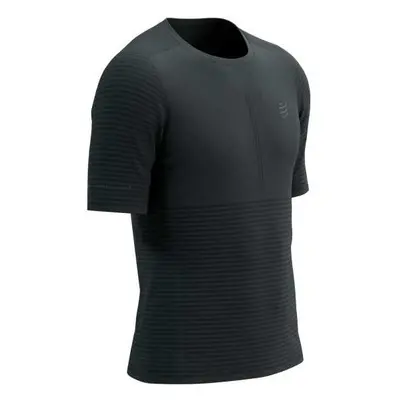 Compressport RACING SS TSHIRT Pánské běžecké triko, černá, velikost