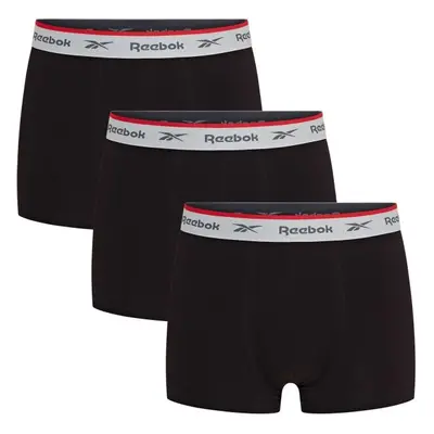 Reebok TRUNK OVETT 3pk Pánské boxerky, černá, velikost