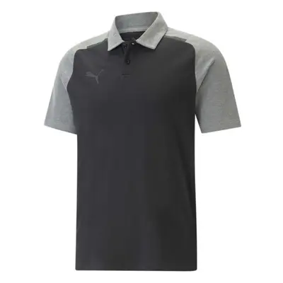 Puma TEAMCUP CASUALS POLO Pánské polo triko, černá, velikost