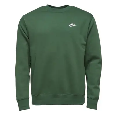 Nike SPORTSWEAR CLUB Pánská mikina, tmavě zelená, velikost