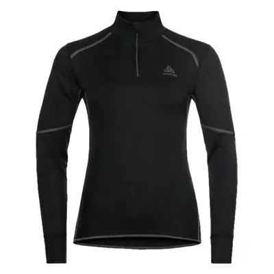 Odlo BL TOP TURTLE NECKL/S HALF ZIP ACTIVE X Dámské tričko, černá, velikost