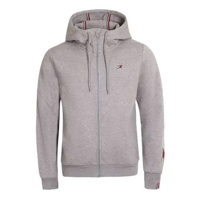 Tommy Hilfiger ESSENTIALS FZ HOODY Pánská mikina, šedá, velikost