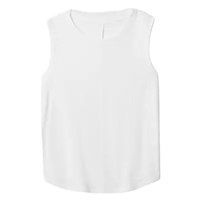 GAP V-SL LINEN Dámský top, bílá, velikost