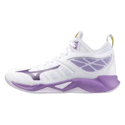 Mizuno WAVE DIMENSION MID W Dámská sálová obuv, bílá