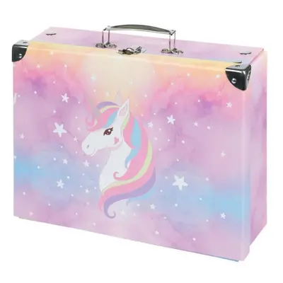 BAAGL RAINBOW UNICORN Skládací školní kufřík, růžová, velikost