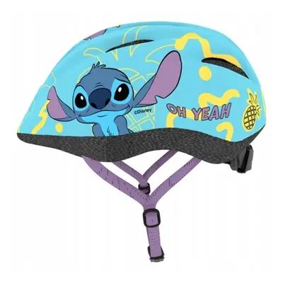 Disney STITCH Dětská cyklistická přilba, světle modrá, velikost