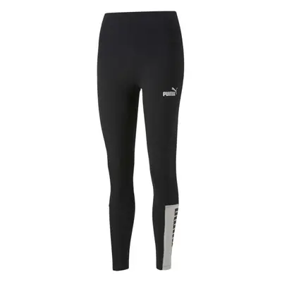 Puma POWER COLORBLOCK LEGGINGS Dámské legíny, černá, velikost