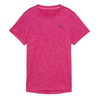 Puma W TAD ESSENTIAL HEATHER TEE Dámské tričko, růžová, velikost