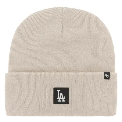 47 MLB LOS ANGELES DODGERS COMPACT ALT CUFF KNIT Zimní čepice, béžová, velikost