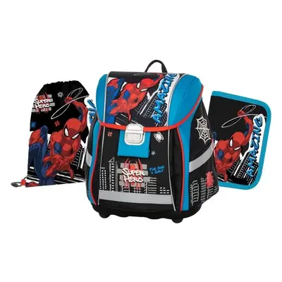 Oxybag SET SPIDERMAN Školní set, černá, velikost