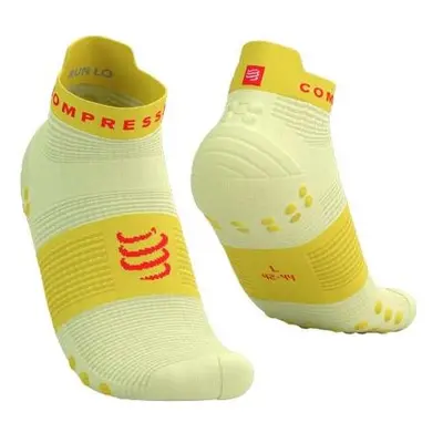 Compressport PRO RACING SOCKS V4.0 RUN Běžecké ponožky, žlutá, velikost