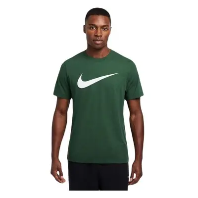 Nike NSW TEE ICON SWOOSH Pánské tričko, tmavě zelená, velikost