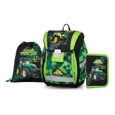 Oxybag SET TRACTOR Školní set, zelená, velikost