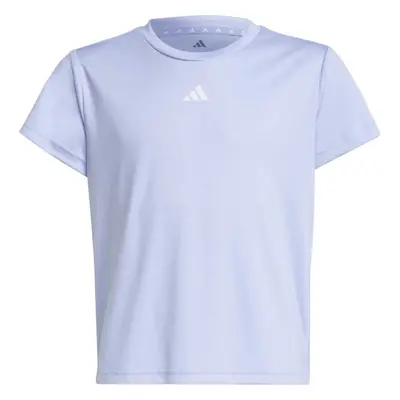 adidas TRAIN ESSENTIALS TEE Dětské tričko, fialová, velikost