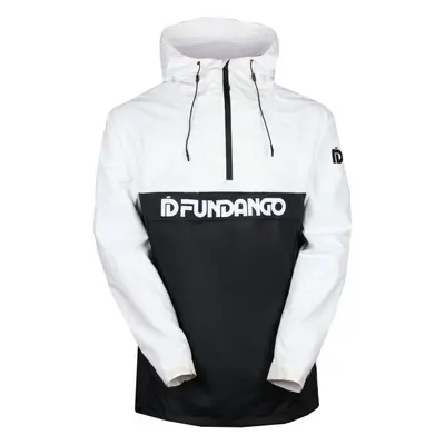 FUNDANGO SALMO LOGO ANORAK Pánská přechodová bunda, černá, velikost