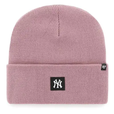 47 MLB NEW YORK YANKEES COMPACT ALT CUFF KNIT Zimní čepice, růžová, velikost