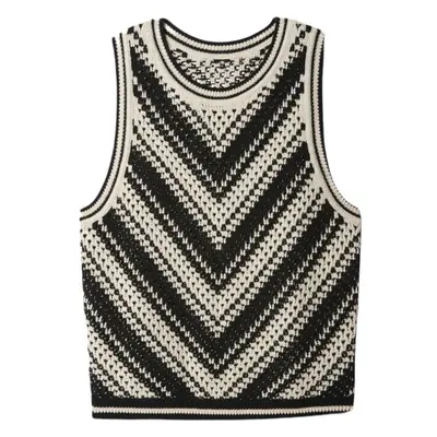 GAP SL CROCHET Dámský top, černá, velikost